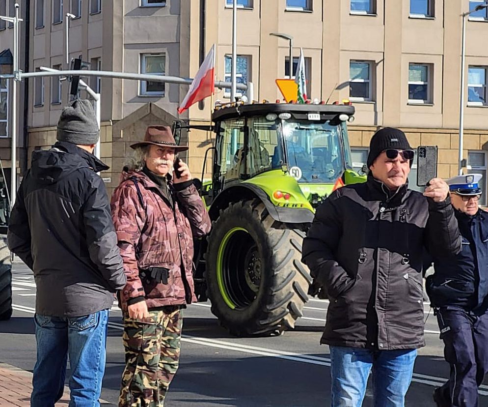 Protest rolników w centrum Opola. Zobaczcie zdjęcia