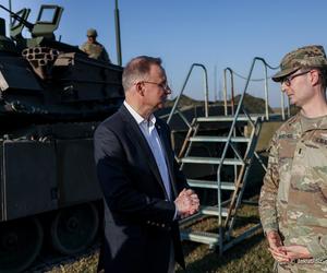 Andrzej Duda w Fort Stewart