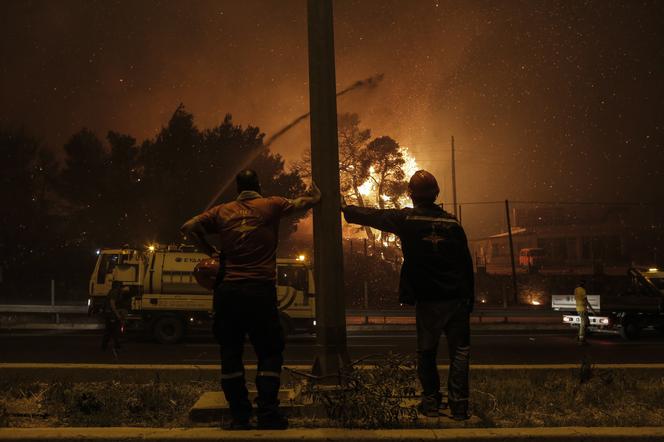 Pożary w Grecji