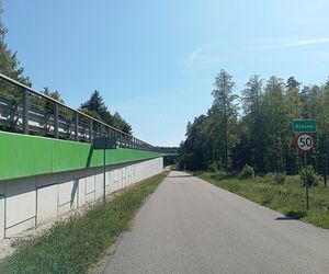 Jezioro Komosa obok miejscowości Krasne na Podlasiu