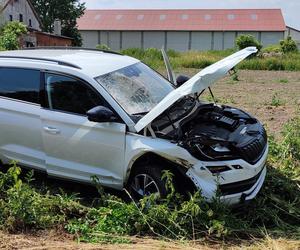 Koszmarny wypadek pod Grudziądzem! Motorowerzysta zmarł w szpitalu [ZDJĘCIA]