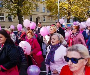 Marsz Różowej Wstążki w Szczecinie