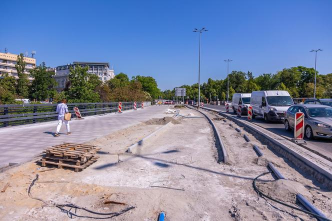 Przebudowa placu Na Rozdrożu w Warszawie