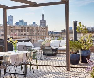Apartament z widokiem na Warszawę - projekt Joanny Kulczyńskiej