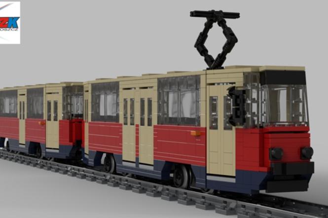 Bydgoski tramwaj z klocków LEGO