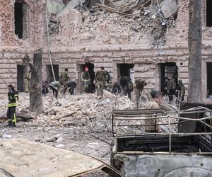 Miasto Sumy na Ukrainie.