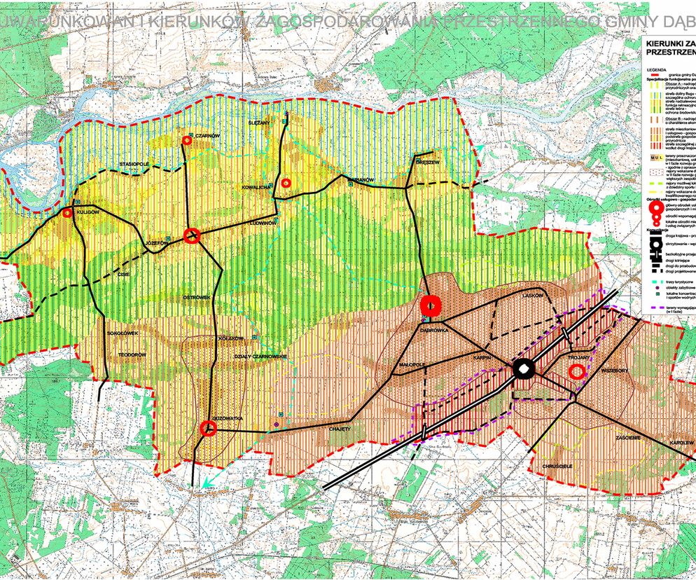 planowanie przestrzenne mapa