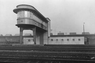 Zabytkowa nastawnia kolejowa w Bytomiu