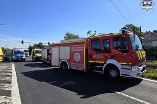 Kobiór. Śmiertelny wypadek na DK nr 1. Pasażerka citroena nie żyje [ZDJĘCIA]