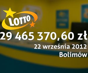 Najwyższe wygrane w historii Lotto