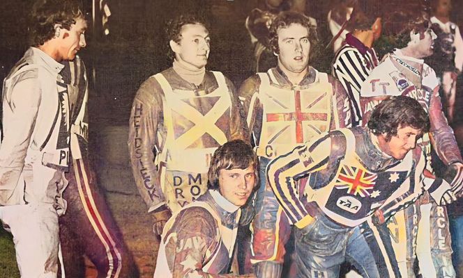 USA vs reszta świata.  Zenon Plech, Jim McMillan,  Peter  Collins , Ivan Mauger, Jiri Stancl,  