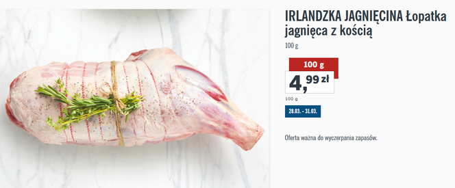 Lidl - oferta mięs 