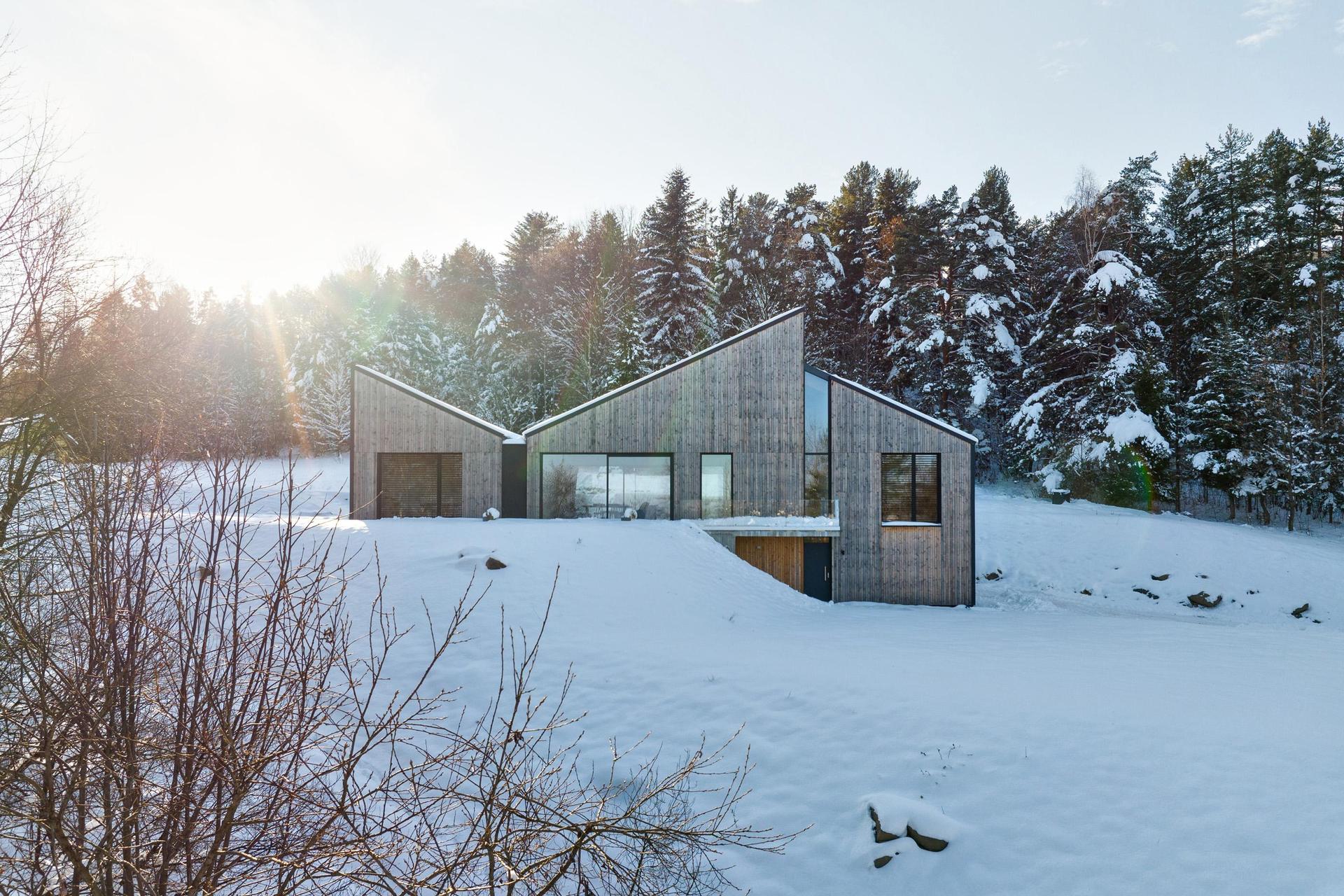 Dom ukryty w Beskidach