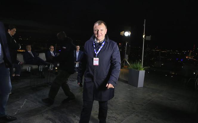Jacek Kurski. Wieczór wyborczy.