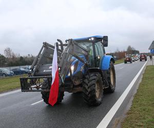 Protest rolników w Pyrzowicach