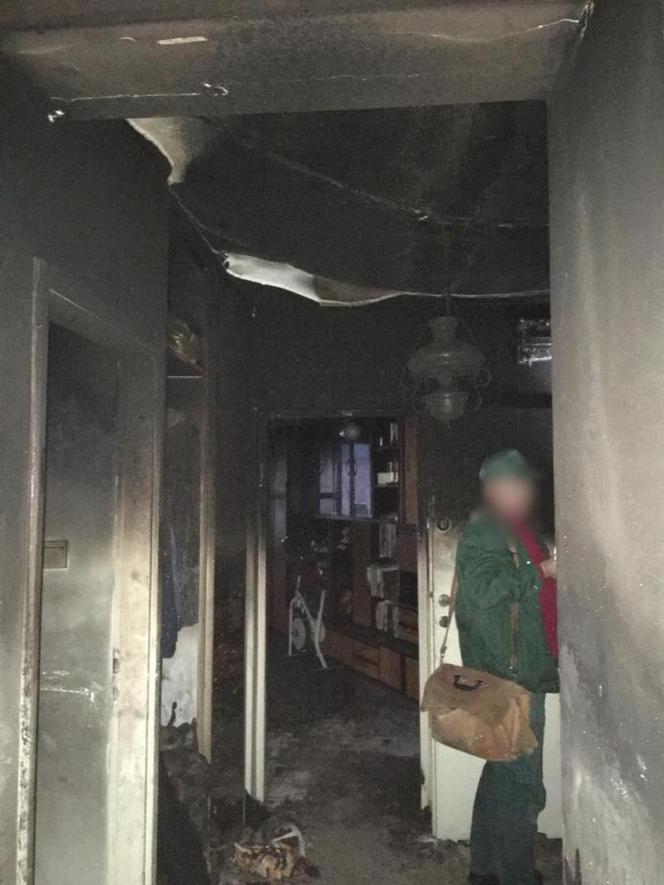 Pożar na os. Stare Żegrze