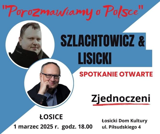 Spotkanie otwarte „Porozmawiamy o Polsce” w Łosicach 