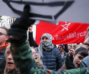 Manifestacja przed siedzibą MSZ w Warszawie (2.10.2025)
