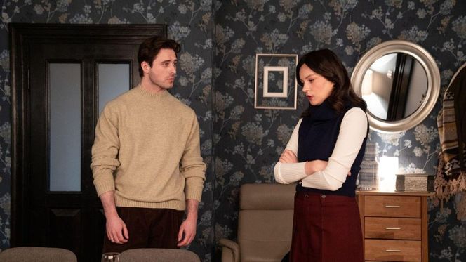 Barwy szczęścia ostatni odcinek 3202 finał sezonu. Cezary (Marcel Opaliński), Natalia (Maria Dejmek)