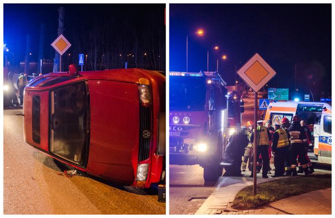 Niebezpieczne wypadki w powiecie ełckim. Motorowerzystka wjechała w budynek, a starsze małżeństwo w barierki