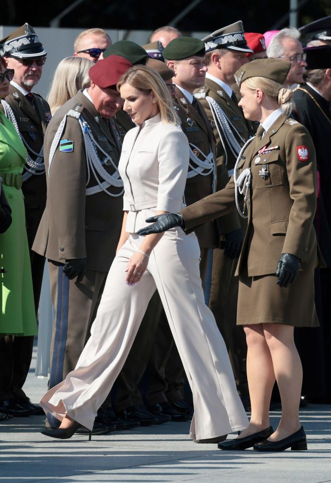 Marta Nawrocka. Obchody Święta Wojska Polskiego