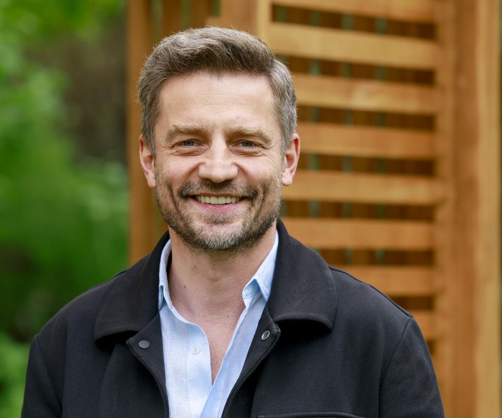 Marcin Rogacewicz lubi się bawić wizerunkiem. Pamiętacie go jeszcze w długich włosach? 