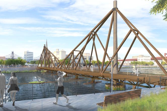 most wodny między Greenpointem a Long Island City