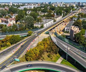 Remont wiaduktów Trasy Łazienkowskiej w Warszawie