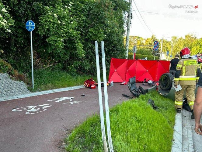 Śląskie: Samochód osoby zderzył się z rowerzystką. 20-latka trafiła do szpitala