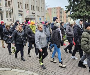 Marsz ku pamięci tragicznie zmarłego Wojtka w Piotrkowie Tryb.