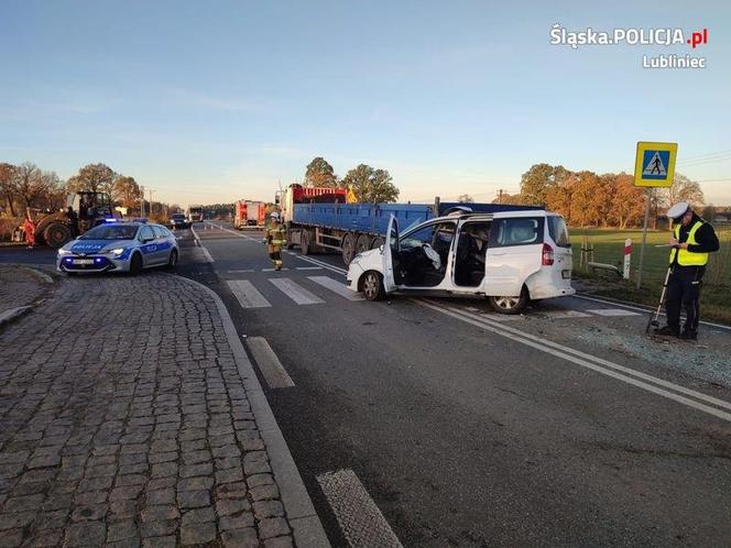 Poważny wypadek w Lisowie na DK46