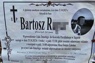 Znana jest data pogrzebu młodego piłkarza z Jagiełły. Bartosz miał tylko 24 lata