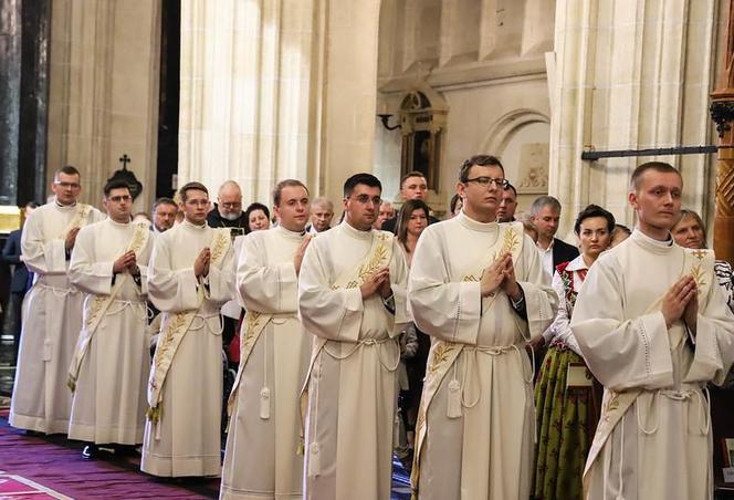 Kraków. Abp Marek Jędraszewski wyświęcił nowych księży. Chętnych więcej niż rok temu