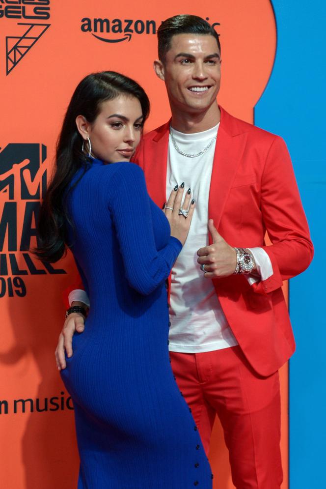 Cristiano Ronaldo z Georginą Rodriguez na gali MTV