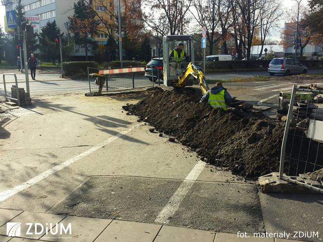 Parking powstaje przy skrzyżowaniu ulic Ślężnej i Kamiennej