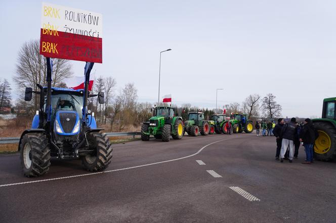 Protest rolników w Podlaskiem. Ciągniki blokują drogi w całym województwie! 