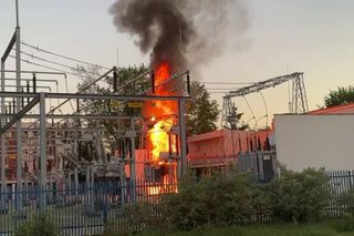 Pożary stacji elektroenergetycznych! Warszawa i Legionowo. Głośny huk