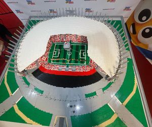 Stadion PGE Narodowy z klocków LEGO