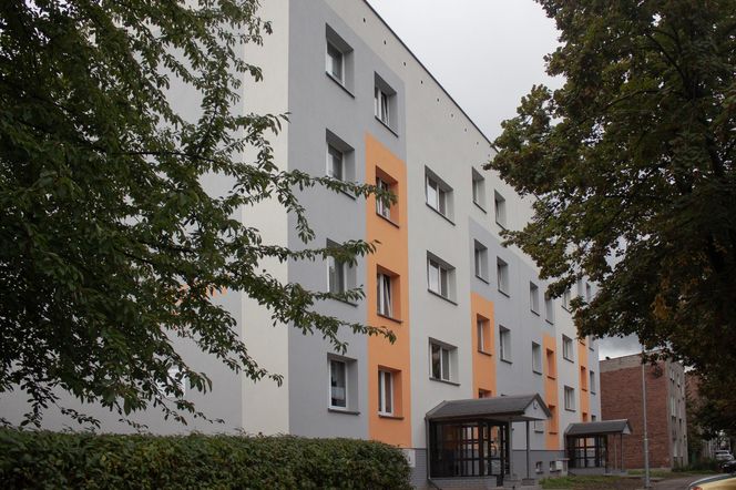 Blok przy Fredry 7 w Katowicach po termomodernizacji