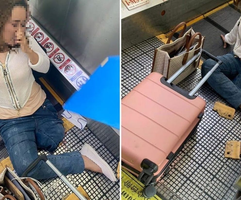 Tragedia na ruchomym chodniku. Konieczna była amputacja