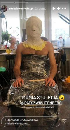 Stulecie Winnych 4 na planie. Patryk Szwichtenberg (Jasiek) 