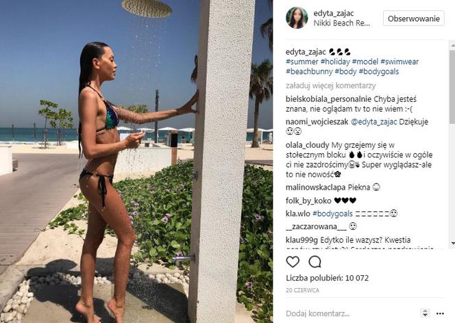 Edyta Zając-Rzeźniczak pokazała umięśniony brzuch. Fani chcą zrobić z niej drugą Lewandowską