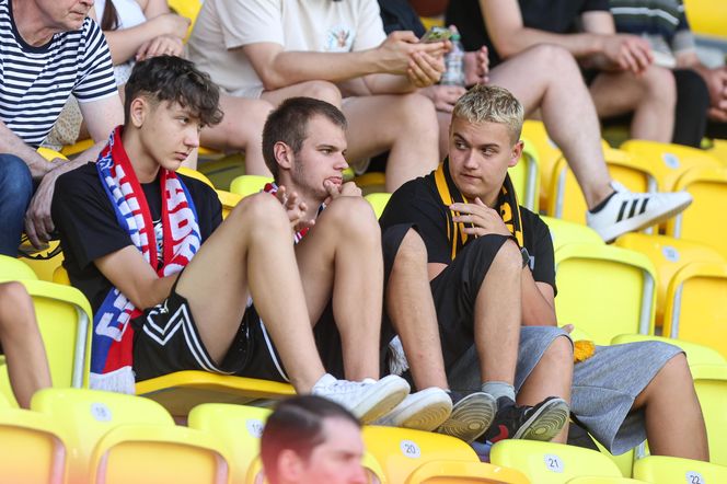 Kibice na meczu GKS Katowice - Arka Gdynia