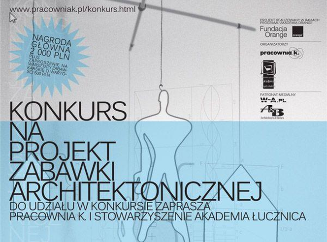 Konkurs na projekt zabawki architektonicznej