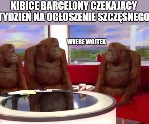 Wojciech Szczęsny w Barcelonie MEMY