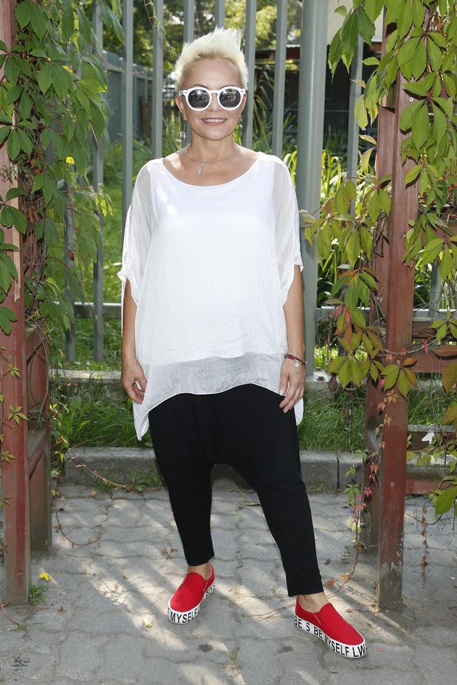 Małgorzata Ostrowska sama wypracowała swój niepodrabialny styl. Dosłownie!