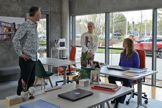 Pierwsza miłość, odcinek 4080: Brian (Dominik Rybiałek), Artur Kulczycki (Łukasz Płoszajski), Berenika (Maria Konaarowska)