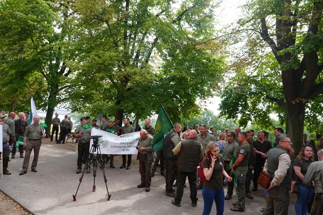 Protest leśników Szczecin 2024 