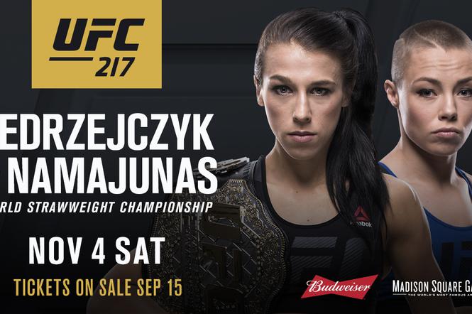 Joanna Jędrzejczyk w UFC 217 Nowy Jork