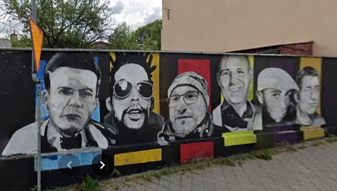 Mural ku pamięci kieleckich raperów